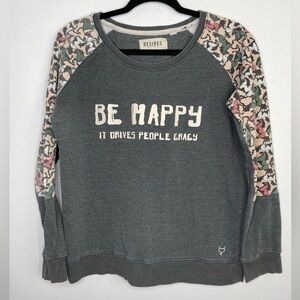 DESIRES graphic horse print sleeve sweatshirt